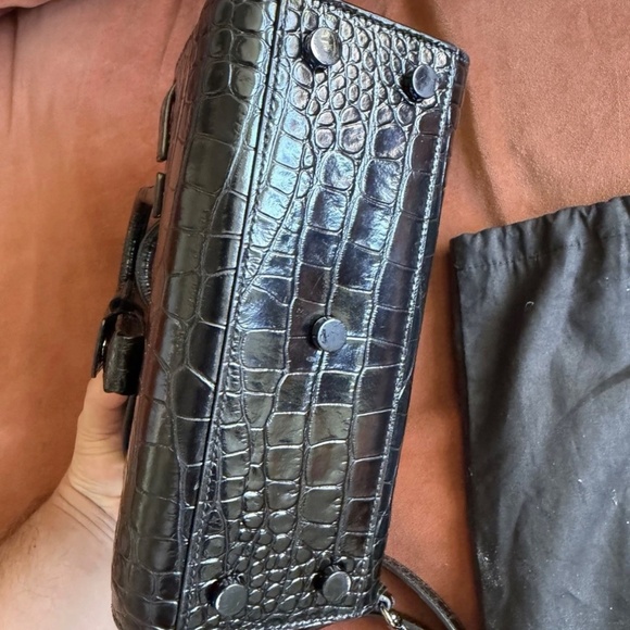 SAINT LAURENT - SAC DE JOUR CROC NANO - Picture 9 of 16